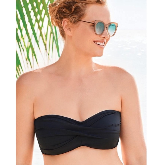 Swimsuits for all black ruched bikini top - Picture 5 of 9